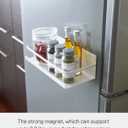 YAMAZAKI Home Magnetic Spice Storage Rack Organizer For Fridge - Steel