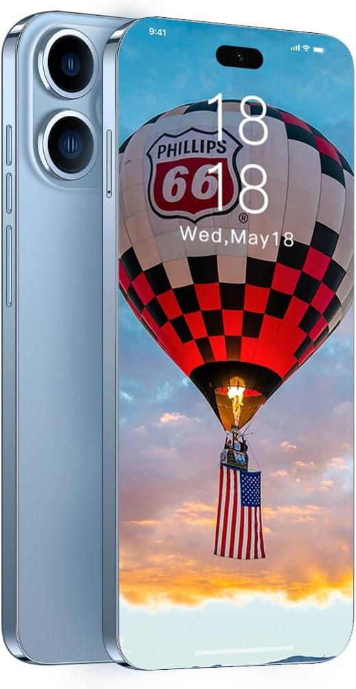Smartphone Unlocked Cell Phone 6.7inch HD Cheap Phones 2GB/16GB Android 10 Straight Talk Phone 5000mAh 128GB Extension Dual Sim Boost Mobile Phones(Blue)