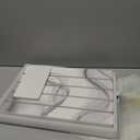 Large Stone Dish Drying Mat for Kitchen Counter, 2 PCS Quick Dry Stone Mats, Foldable Water Absorbing Diatomaceous Earth Drying Dishes Pad for Countertop Bottle Utensil Cup(Black White 24"16"&8"x4")