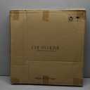 CHI AN HOME 22", 19", 15" Extra Large Hanging Woven Wall Baskets, Water Hyacinth Hanging Wicker Baskets for Wall Decor, Boho Wall Decor Rustic, Oversized Wall Art for Living Room, Bedroom Set of 3 (White)