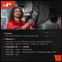 3 x A-Premium Rear Brake Drums and Shoes Set Compatible with Toyota Corolla 2003-2008, Celica 2000-2005, Prius 2004-2008, 6-PC Set