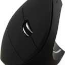 5th generationWireless Vertical Ergonomic Optical Mouse, Jelly Comb Rechargeable 2.4G Wireless Vertical Mouse Optical Mice with 6 Buttons 3 Adjustable DPIBetter Performance for PC, (Black)