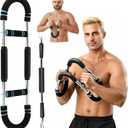 Upgraded 2-in-1 Twist Arm Exerciser Chest Exercise, Adjustable Spring Exercise Bar, Shoulder Muscle Training Fitness Equipment, Portable Spring Resistance Home Fitness Equipment.