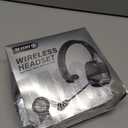 Bluetooth Headset, 60Hrs Working Time with Noise Canceling, Trucker Wireless Headset with Mic & Mute, Voice Control, Bluetooth Headphones Multipoint for Truck Driver, Office, CallCenter, Phone/PC (Lightgrey)