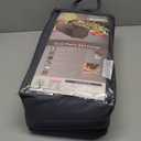 Bosmere Weatherproof Oval/Rectangular Table and Chairs Cover, 126" x 75" x 37", Gray (126" L x 75" W x 37" H, Grey)