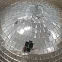 16-Inch Large Disco Ball Big Hanging Mirror Ball Disco Ball Decor for Disco Party Decorations, Weddings, Events, Disco Christmas Decor, and Home Celebration
