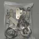 RUYUFE Heavy Duty Hinge Lid Support Soft Close Folding Lid Stay Hinge for Cabinet Kitchen Wardrobe Toy Chamber 2pcs