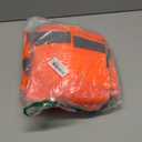 DUSKCOVE 9 Pack High Visibility Safety Vests with 2 Hi Vis Reflective Strips for Men and Women - Neon Orange Construction Vests for Traffic Work, Running, Surveyor and Security Guard