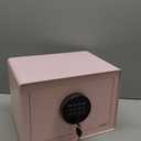 Goldenkey 1.2 Cu.Ft Luxury Digital Cabinet Safe, Jewelry Safe BoxVelvet Lining, Charge Port, Alarm System, Removable Shelf, High Security
