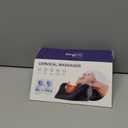 Ringco Neck Massager with Heat, Red Light & Vibration Adjustable, Heated Neck Stretcher with 3 Modes, Rechargeable Cervical Traction Device for Pain Relief & Muscle Relaxation, Christmas Gift (Black)