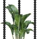 YINMIT Plant Stand Indoor, 2 Tier Small Plant Stand, 23" Tall Metal Spindle Poles Plant Stands, Corner Flower Pot Stand, Plant Tables Indoor, Planter Pot Holder for Balcony Garden Patio Living Room (Brown)