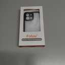 2 x Foluu Clear Case for OnePlus 13T, Hard PC Back & Soft TPU Bumper [Not Yellowing] Shockproof Protective Phone Case Slim Fit Thin Cover for OnePlus 13T 2025 (Black+Clear)