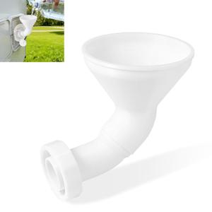RV Water Inlet Funnel, 3.54-in Wide Mouth Gravity Fresh Water Tank Fill Funnel for Water Inlet Hatch, Travel Trailer Essentials Accessories Supplies, Screw-On Hands-Free Design