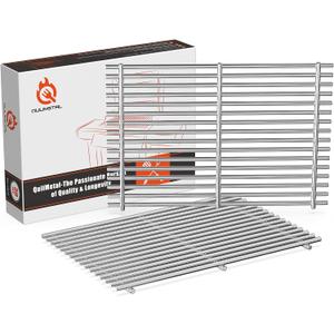 QuliMetal SUS304 Grill Grates for Weber Spirit E-310 and GS4 Spirit II 300 Series, Spirit 700, Genesis Silver B & C, Genesis Gold B & C, Genesis Platinum B & C, Genesis 1000-3500