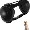 Dog Ear Muffs For Dog Hearing Protection,29dB NRR Dogs Earmuffs for Noise Protection (Black, Large)