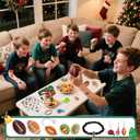 Football Advent Calendar 2025-24 Days Sports Countdown Calendar for Teens Boys Girls Rugby Sports Party Favors Gifts for Football Pans (Red Green Football)