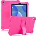 ATOOZ Kids Case for Walmart Onn 7 Inch Tablet 2024 (Model:100135924), Soft Silicone Case with Stand for Onn 7" Gen 4 Tablet (Rose Red)