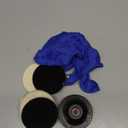 9Pcs/Set Glass Polishing Kit, 100g Cerium Oxide Powder Polishing Kit with Towel Polishing Wheels Set Polish Pads, Deep Scratch Remover for Windscreen and Glass Repair (2)