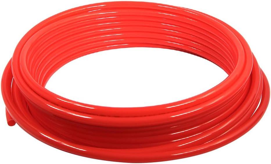 Pex-A Tubing 1/2 Inch x 100 Ft Tube Coil, Non-Barrier Pipe for Potable Water, 1/2" Flexible Water Tubing for Plumbing, Red