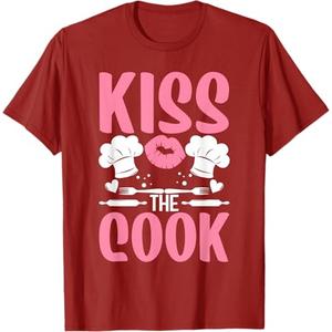 Kiss The Cook I Chef T-Shirt, XS