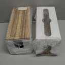 Set of 2 Paper Towel Dispenser Wall Mount, Paper Towel Holder Wall Mounted with Lid, Solid Wood Commercial C-Fold, Z-Fold, Trifold Hand Paper Towel Holder Hand Towel Holder for Bathroom Kitchen Decor