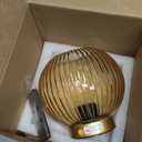 Battery Operated Lamp with Remote Control,Battery Powered Table Lamps with Timer&Replaceable LED Blub,Dimmable Brightness Small Lamp for New Home Gift Decorative Corner Bedroom (Yellow)