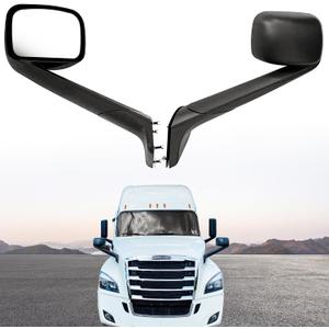 Hood Mirror Replacement for Freightliner Cascadia 2018+,Semi Trucks Freightliner Cascadia Accessories, Black,Driver and Passenger SideElectric with Heater