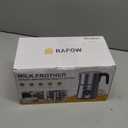 5 in 1 Electric Milk Frother: 16.9oz/500ml Large Capacity Dishwasher Safe Milk Steamer for Hot & Cold Milk Froth - Automatic Milk Frother & Warmer for Latte, Cappuccinos, Macchiato, Hot Chocolate