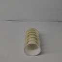 Wellmet Chandelier Shades, ONLY FOR CANDELABRA BULBS, Clip-on Fitter Lamp Shades, 3" X 6" X 5", 6 pcs Set (Cream white)
