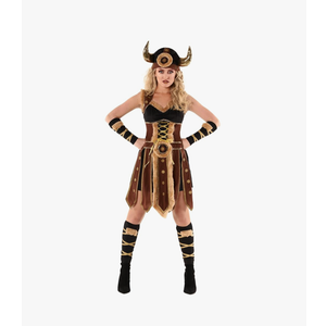 Morph Viking Warrior Costume - Women's Viking Outfit, XL