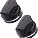 2 Pack WPW10339442 Stove Knobs Replacement Fit for Whirl-Pool Gas Range Stove Replaces W10339442, AP6019877, W10339443, WPW10339443, PS11753188, EAP11753188, AP5331724, PS3507189, EAP3507189