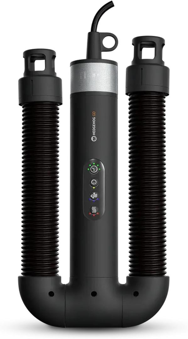 Hedgehog GO Portable Shoe & Gear Dryer  105,000 RPM High-Speed Travel Boot & Glove Dryer | Compact 350g Lightweight Design | Dual-Voltage (100240V), Adjustable Heat & Timer