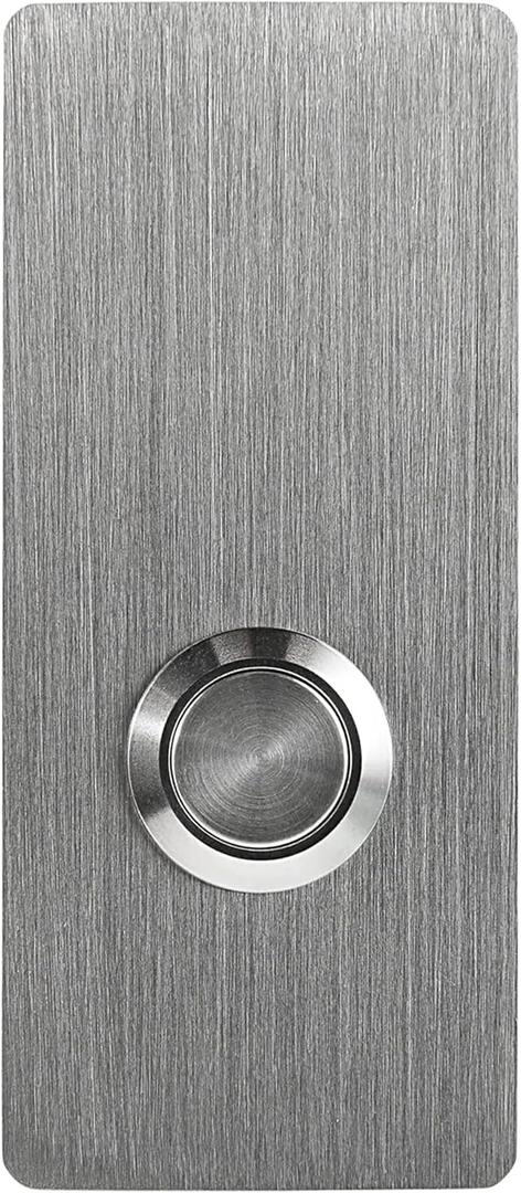 Model R2 Doorbells, R-Series Stainless Steel Designer Doorbells 1.37 x 3.14 x 5/32
