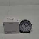 4.3" No Ticking Analog Alarm Clock,Silent Readable for Seniors,Easy to Set,Gradual Rise Alarm,Big Numbers,On/Off Switch on Side,Gentle Wake,Snooze,Lighted on Demand,Battery Operated,Black