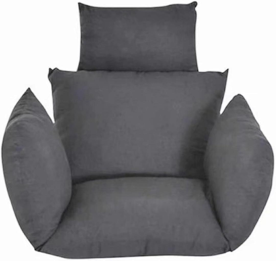 Hanging Egg Chair Cushion, Thick Nest Back Pillow, Outdoor Swing Egg Hammock Chair Cushion, Only 1 Count, Egg Chair Cushion Replacement(I)