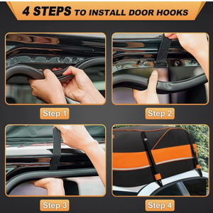 Sailnovo Rooftop Cargo Carrier Waterproof 15 Cubic Feet Car Roof Cargo Bag Roof