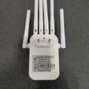 WiFi Extender Signal Booster, Dual-Band 1200Mbps, Coverage Up to 12,880 Sq. Ft, 5 Modes with Ethernet Ports, Ideal for Home, Office, Gaming & Streaming