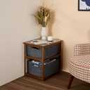 MiniArk Large Storage Baskets for Shelves, Closet Organizers Bins for Clothes Blanket Towels, Baby Nursery, Toy Baskets Box, Woven Rope Baskets, 17 x 13 x 7.5, 3 Packs Dark Gray