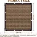 Shade Cloth,80% Sunblock Net with Metal Grommets and Reinforced Edges,Garden Sun Shade Netting,Used in Courtyards,Balconies,Carports,Greenhouse, Plants Growing,Chicken Coop Patios etc.30x30FT