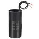 PATIKIL 70uf CBB60 Run Capacitor, AC 450V 2 Wires 50/60Hz Motor Running Capacitor 100x48x100, Black