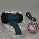 YIERBLUE Rechargeable Spotlight Flashlight IP67 Waterproof with 200,000 Lumen LED, 12 Hours Long Running Spot Light, Impact Resistant Handheld Spotlight with Foldable Stand Red Lens