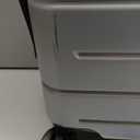 KYME Hardside Expandable Carry On Luggage 22x14x9 Airline Approved 20 Inch Hardshell Carry On Suitcase with Wheels TSA Lock Small Travel Rolling Luggage with Cup Holder for Women Men Silver