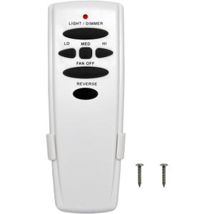 Replacement Remote for Hampton Bay Hunter Ceiling Fan Remote Control, 303.9MHz w/Reverse Light Dimmer 3-Speed Wall Mount, for UC7078T CHQ7078T CHQ8BT7078T L3H2010FANHD Fan-HD HD6(Remote Only)
