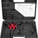 BILITOOLS Harmonic Balancer Puller Set, Upgraded 3-Jaw Pulley Puller with Holding Tool for Removing Harmonic Damper Balancers Compatible with Chevy, GM, Chrysler, Ford etc. (Full-Size)