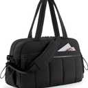 BAGSMART Gym Bag for Women, Duffle Bag for Travel with Wet Pocket, Lightweight Carry on Weekender Duffel, Water Resistant (Medium, Classic)