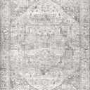 Washable Entryway Rug 2x3 | Non Slip Rugs Runners for Hallways, Entryways, Kitchens, Bathrooms, Bedrooms | Ultra-Soft Flannel Carpet Kitchen Rugs with Rubber Backing (Light Grey, 2x3)