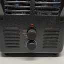 Comfort Zone Electric Portable Milkhouse Style Utility Space Heater with Adjustable Thermostat, Overheat Protection, and Safety Tip-Over Switch, Ideal for Garage or Greenhouse, 1,500W, CZ798BK