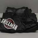 Grillman Grill Cover, BBQ Outdoor Grill Covers, Charcoal, Gas Grills, Waterproof, Rip-Proof, Weather-Resistant, Anti-UV, Barbecue Cover for Weber, Genesis, Charbroil, Nexgrill, etc (Black, 58 Inch)