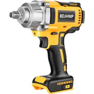 Cordless Impact Wrench 1/2 Inch, 1500 N.m/1106ft-lbs Brushless Impact Wrench Gun Compatible with Dewalt 20V Max Battery, Electric Power Impact Driver for Car Home