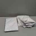 LANE LINEN Rectangular Tablecloth 60x102 Inch  Wrinkle & Stain-Resistant Oblong Tablecloth for Dining, Buffet, Weddings & Banquets, Durable Washable Table Cloth, Table Cover for Party, White